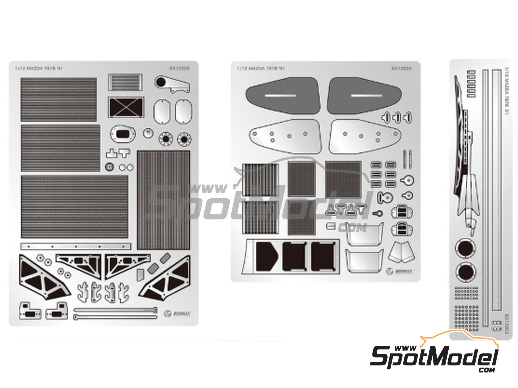 Beemax Model Kits EX12003: Detail up set 1/12 scale - Mazda 787B
